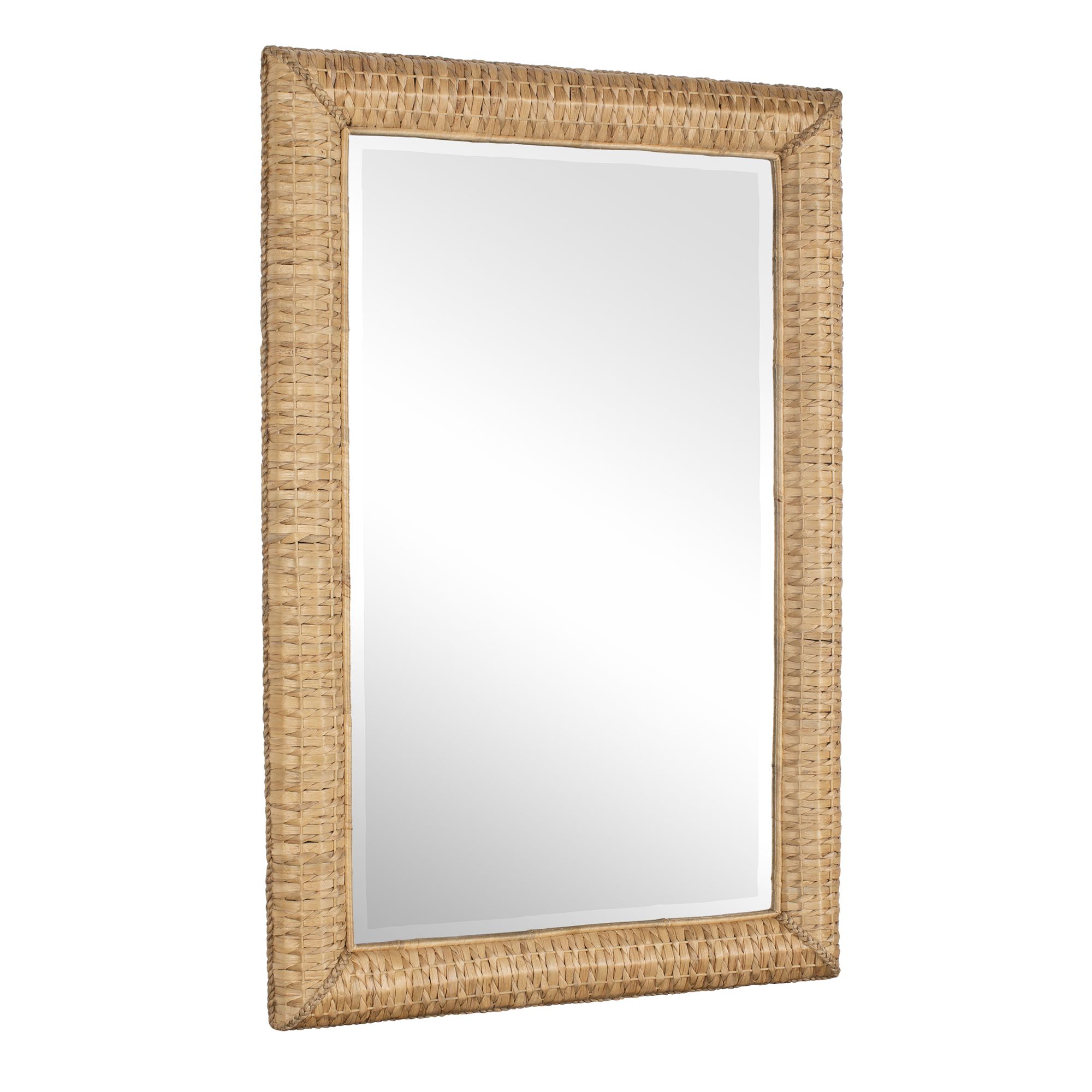Uttermost Twisted Seagrass 38" Wide x 58" High Beige Wall Mirror