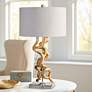 Uttermost Twisted Vines 28 1/2" Bright Gold Leaf Table Lamp