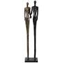 Uttermost Two&#39;s Company 20 1/2" High Figurine Cast Iron Sculpture