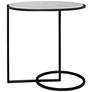 Uttermost Twofold 22" Wide White Marble Oval Accent Table