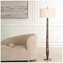 1_Uttermost Tyree 66" Brown Marble Floor Lamp