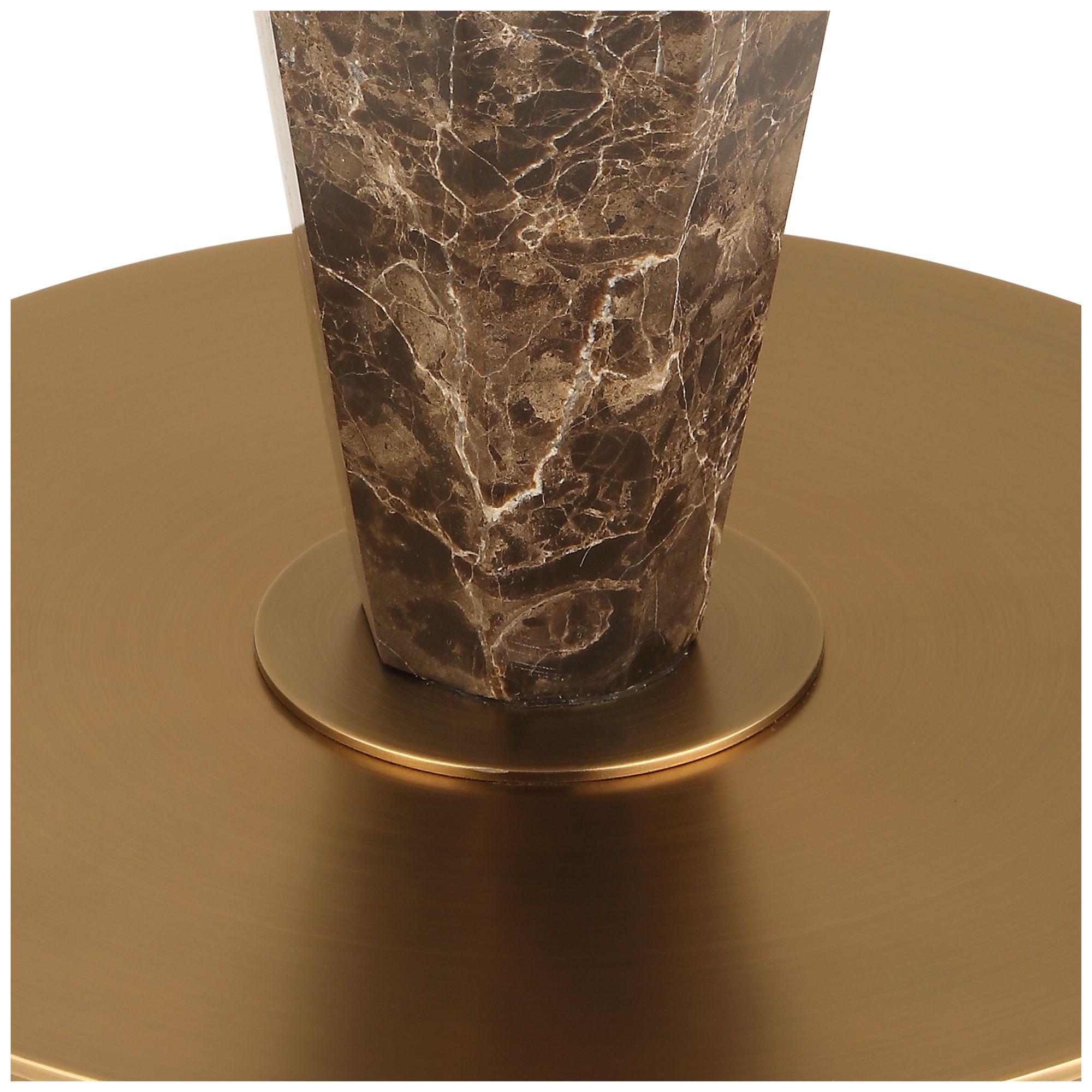 Image 4 Uttermost Tyree 66" Brown Marble Floor Lamp more views
