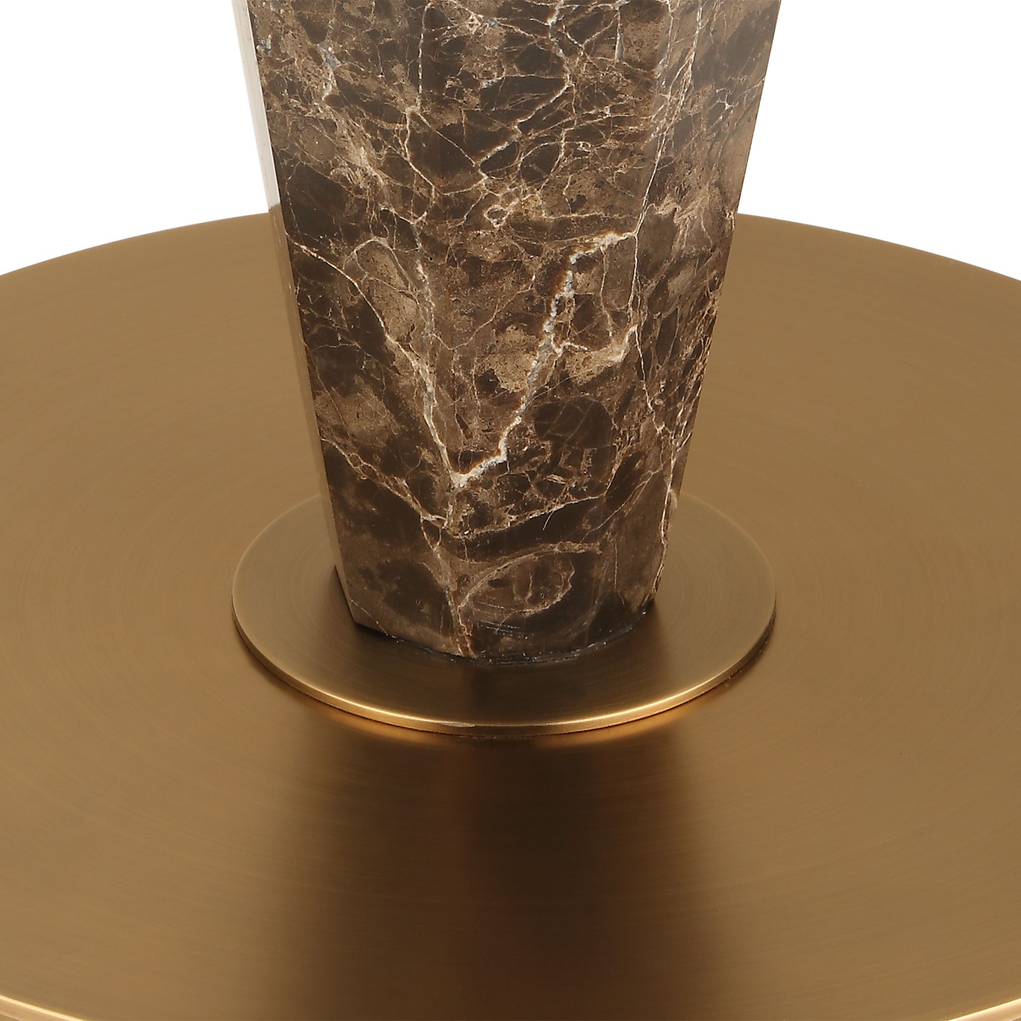 Image 5 Uttermost Tyree 66" Brown Marble Floor Lamp more views