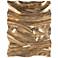 Uttermost Undulate 23" x 29" Gold Indoor-Outdoor Metal Wall Panel