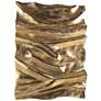 3_Uttermost Undulate 23" x 29" Gold Indoor-Outdoor Metal Wall Panel more views