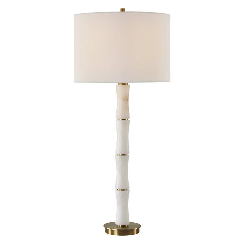 Image 2 Uttermost Unify 32 1/4" High Polished Alabaster Sculptural Table Lamp