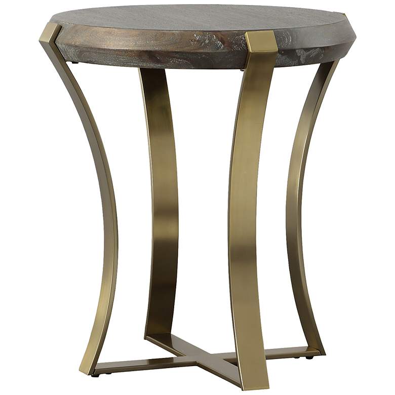 Image 2 Uttermost Unite 24" H x 22.5" Dia. Side Table