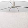 7_Uttermost Uplift 30" High Modern Carved Bleached Faux Wood Table Lamp more views