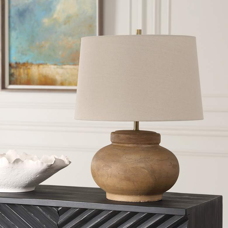 Image 3 Uttermost Urbino Terracotta Accent Table Lamp more views