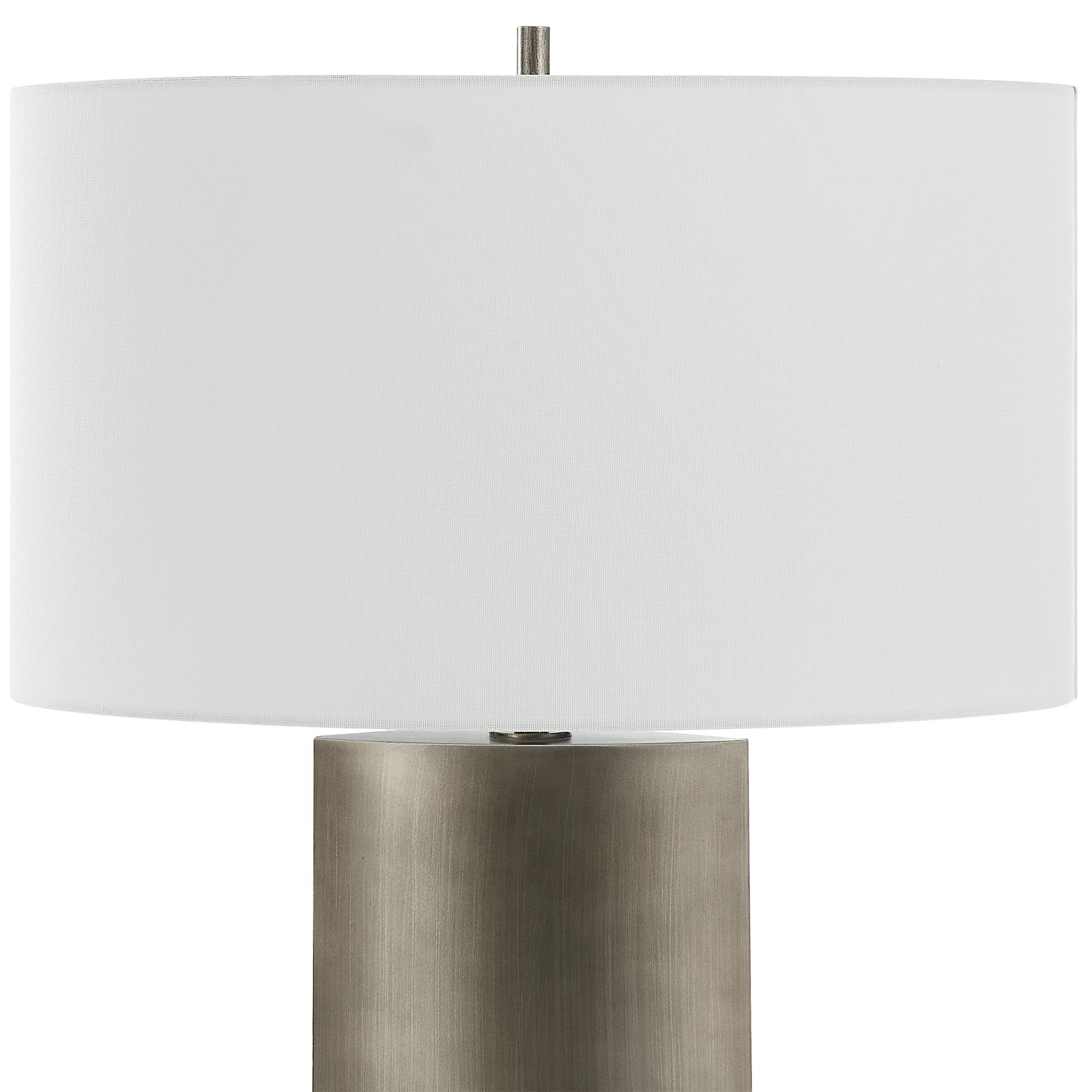 Image 5 Uttermost V-Groove 32.5" H Steel Gray Table Lamp more views