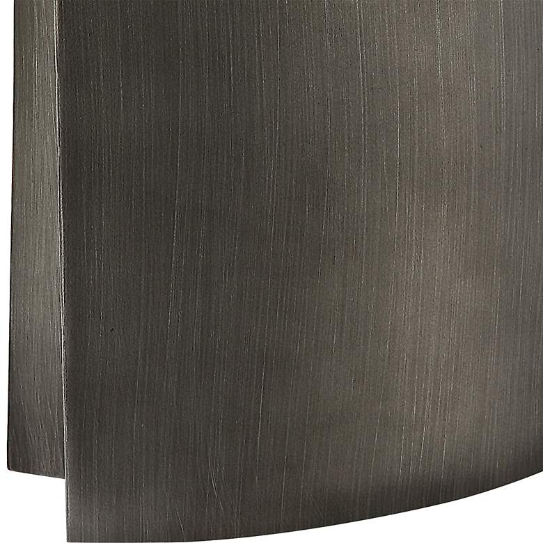 Image 4 Uttermost V-Groove Dark Steel Gray Table Lamp more views