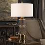1_Uttermost Vaiga Antique Brass Plated Table Lamp