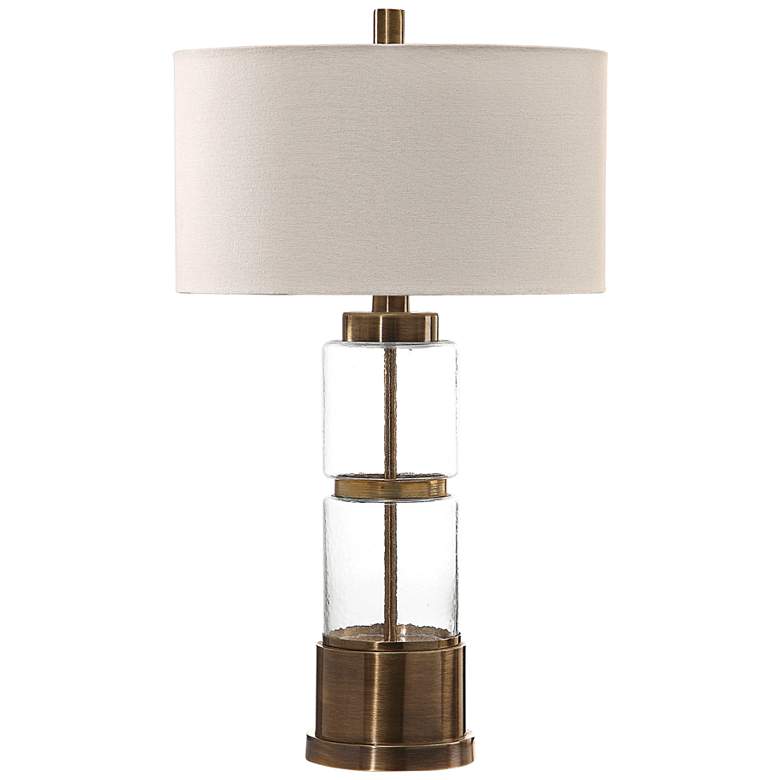 Image 2 Uttermost Vaiga Antique Brass Plated Table Lamp more views