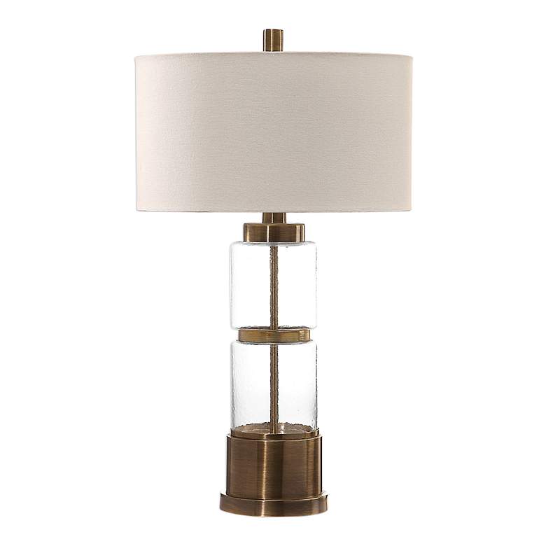 Image 3 Uttermost Vaiga Antique Brass Plated Table Lamp more views