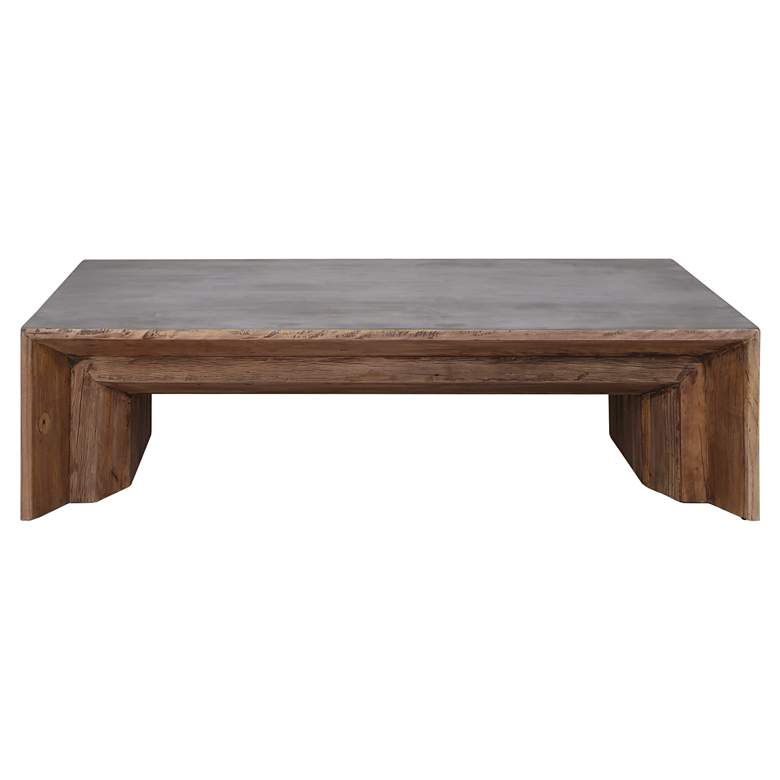 Image 2 Uttermost Vail 60" Wide Reclaimed Elm Coffee Table