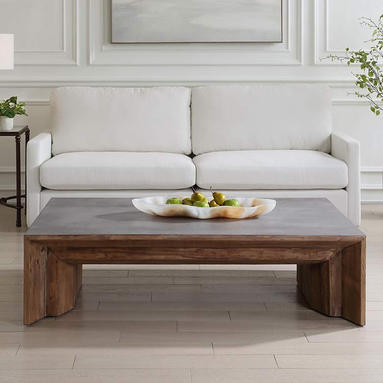Image 1 Uttermost Vail 60" Wide Reclaimed Elm Coffee Table
