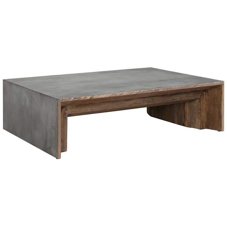Image 3 Uttermost Vail 60" Wide Reclaimed Elm Coffee Table more views