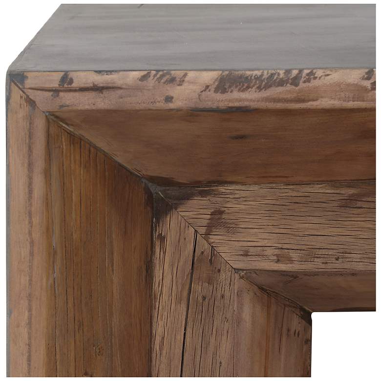 Image 5 Uttermost Vail 60" Wide Reclaimed Elm Coffee Table more views