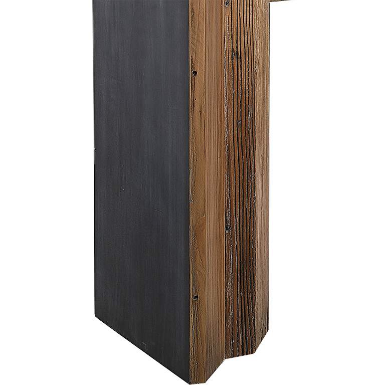 Image 4 Uttermost Vail 72" Wide Natural Elm Wood Console Table more views