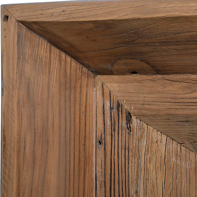 Image 5 Uttermost Vail 72" Wide Natural Elm Wood Console Table more views