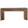 Uttermost Vail 72" Wide Natural Elm Wood Console Table