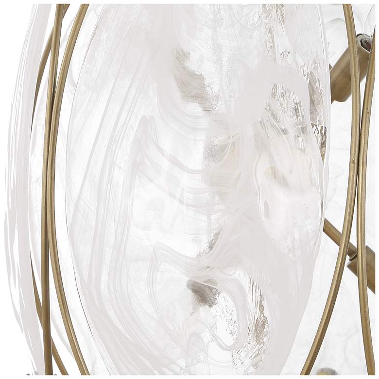 Image 7 Uttermost Valencia 19" Wide Gold and White 6-Light Pendant more views