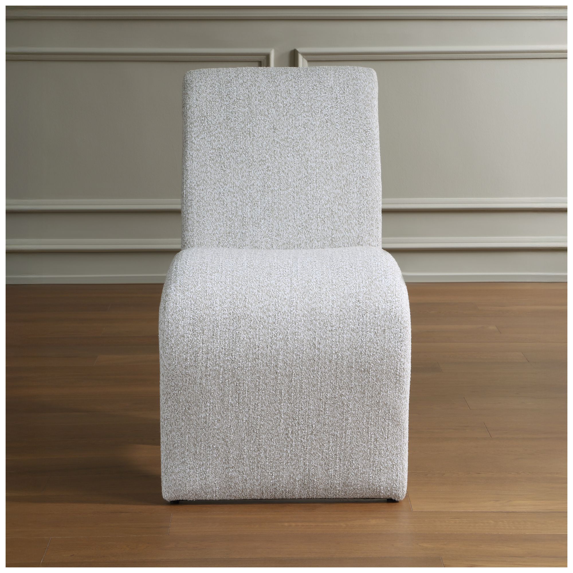 Image 3 Uttermost Valentin Beige and Twine Upholstered Dining Chair more views