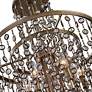 Uttermost Valka 19"W Silver Swedish iron 6-Light Chandelier