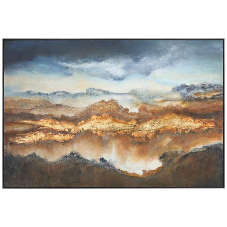 Image 2 Uttermost Valley of Light 73 inch Wide Framed Canvas Wall Art