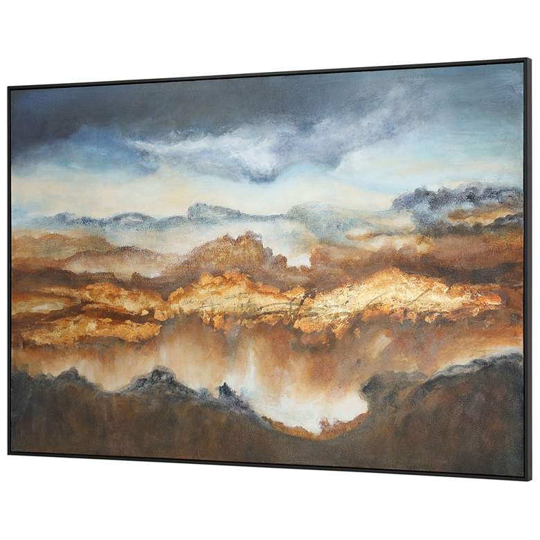 Image 3 Uttermost Valley of Light 73" Wide Framed Canvas Wall Art more views