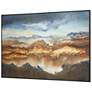 Uttermost Valley of Light 73" Wide Framed Canvas Wall Art