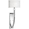 Uttermost Vanalen 13" Wide Polished Chrome Wall Sconce