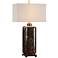 Uttermost Vanoise Rust Bronze Mercury Glass Table Lamp