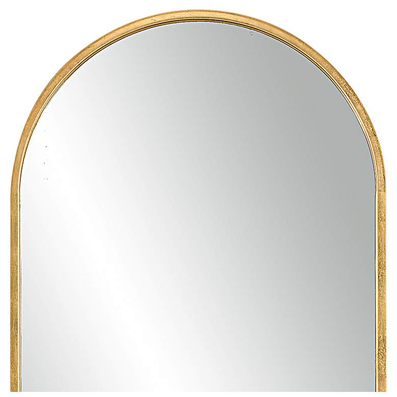 Image 3 Uttermost Varina 60 inch x 22 inch Tall Oval Gold Mirror more views