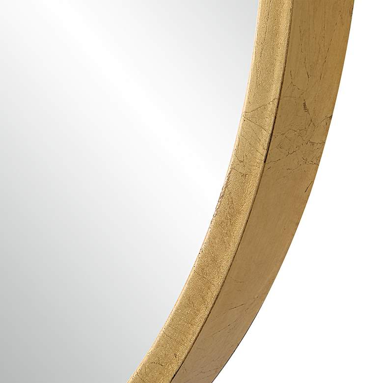 Image 4 Uttermost Varina 60" x 22" Tall Oval Gold Mirror more views