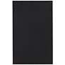 Uttermost Vega Matte Black 24" x 38" Rectangular Wall Mirror