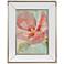 Uttermost Veiled Poppy 39 1/4" High Framed Wall Art