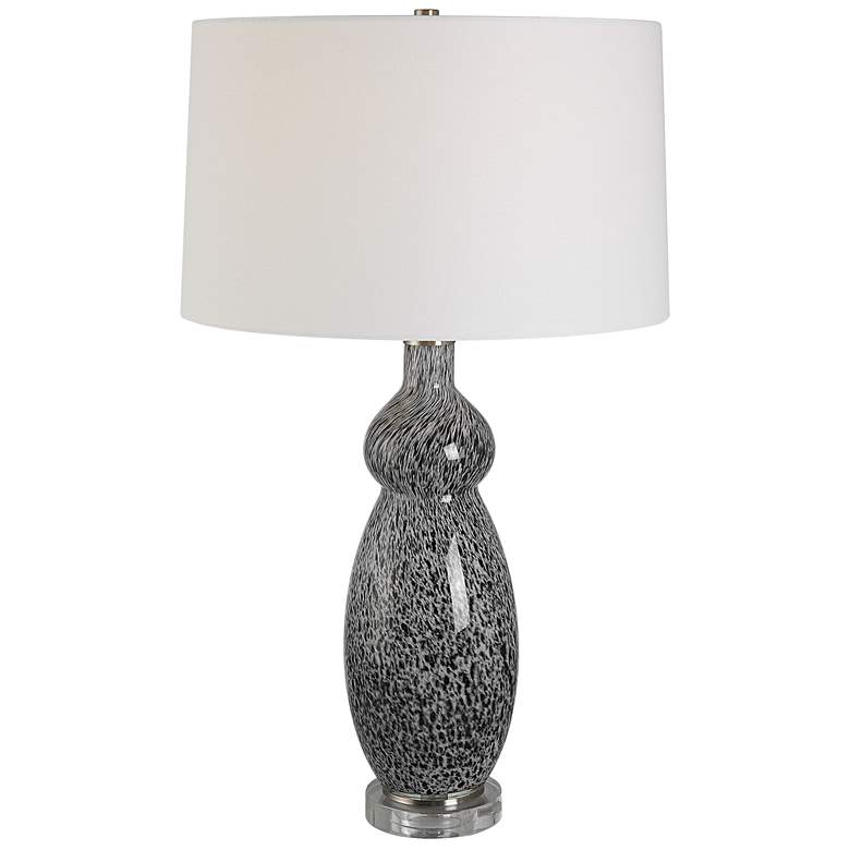 Image 1 Uttermost Velino 29 inch H Dark Gray Table Lamp