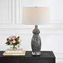 1_Uttermost Velino 29" H Dark Gray Table Lamp