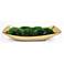 Uttermost Venice Green Moss 20" Wide Faux Plant in Boat