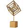 Uttermost Venya 23 3/4" High Metallic Gold Sculpture