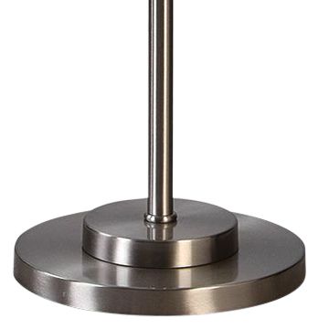 Uttermost Vercana Brushed Nickel Floor Lamps Set of 2 96F25 Lamps Plus
