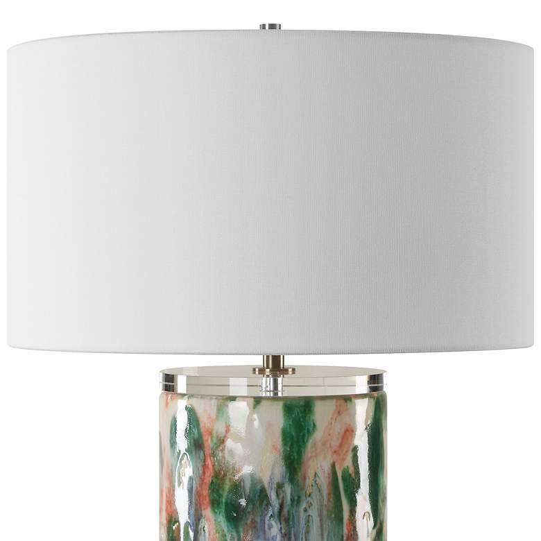 Image 5 Uttermost Verdant 27 3/4" High Modern Colorful Ceramic Table Lamp more views