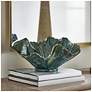 1_Uttermost Verdant Bloom 13.8" High Emerald Green Indoor-Outdoor Bowl