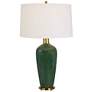 3_Uttermost Verdell 29" High Mossy Green Ceramic Table Lamp