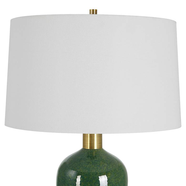 Image 7 Uttermost Verdell 29" High Mossy Green Ceramic Table Lamp more views