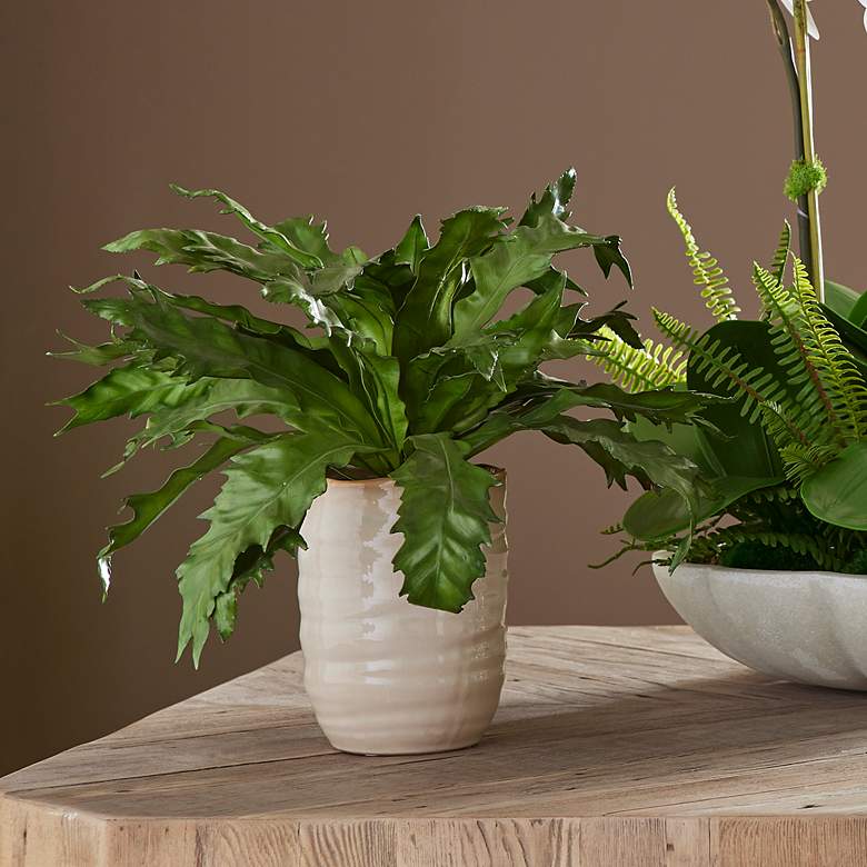 Image 3 Uttermost Verdure 21" Wide x 15 1/2" High Fern more views