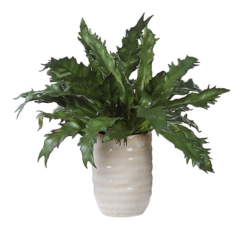Image 5 Uttermost Verdure 21" Wide x 15 1/2" High Fern more views