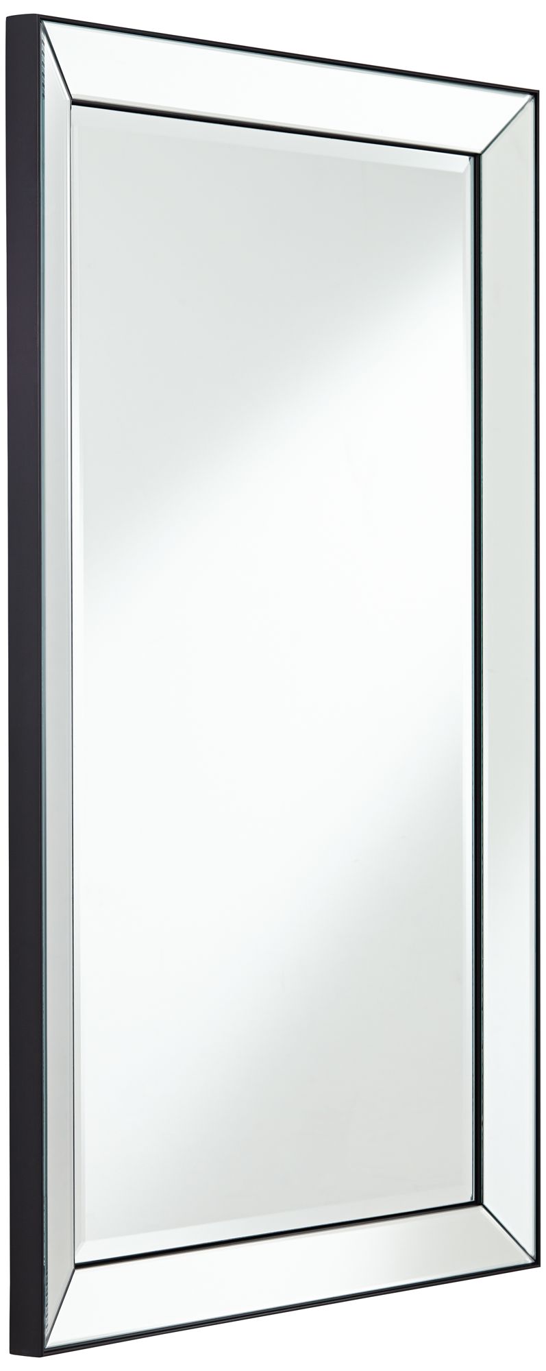 Image 7 Uttermost Verne Black Edging 24" x 38" Rectangle Wall Mirror more views