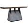 Uttermost Vessel 60"W Wood and Faux Concrete Console Table